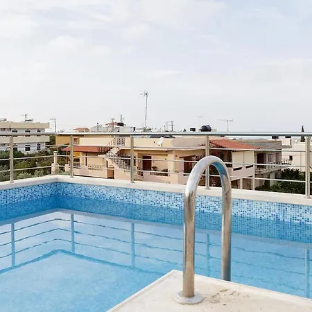 Contemporary Maisonette With Sea View Roof Terrace ヘルソニソス